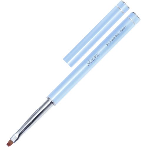 ジェルブラシ ショートスクエア(キャップ付)【ゆうパケット】