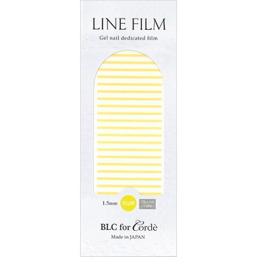 ラインフィルム(TRANS/透明) イエロー 1.5mm【お取り寄せ】【ゆうパケット】