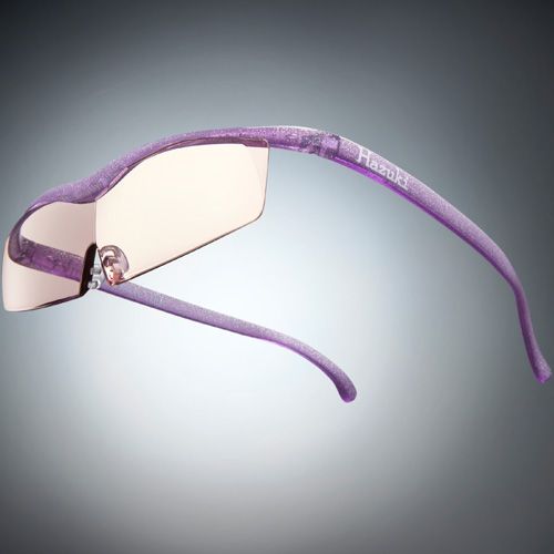 ●ハズキルーペ コンパクト カラーレンズ 1.85倍 ニューパープル(ラメ入) [改良版]【お取り寄せ】