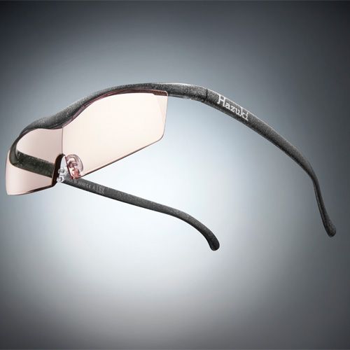 ●ハズキルーペ コンパクト カラーレンズ 1.85倍 ブラックグレー(ラメ入) [改良版]【お取り寄せ】