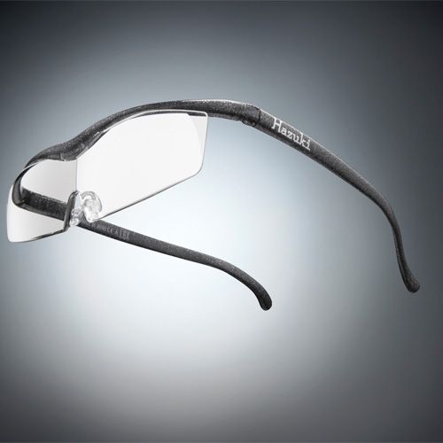 ●ハズキルーペ コンパクト クリアレンズ 1.6倍 ブラックグレー(ラメ入) [改良版]【お取り寄せ】