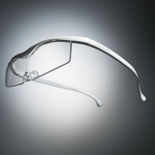 ●ハズキルーペ コンパクト クリアレンズ 1.32倍 白 [改良版]【お取り寄せ】