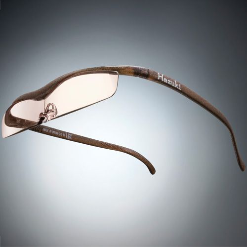 ●ハズキルーペ クール カラーレンズ 1.32倍 ブラウン(ラメ入) [改良版]【お取り寄せ】