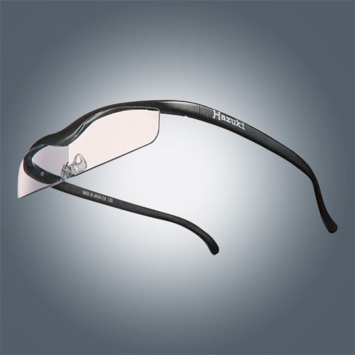 ●ハズキルーペ クール カラーレンズ 1.6倍 黒(ラメ入) [改良版]【お取り寄せ】