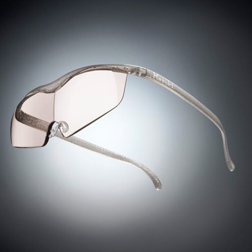 ●ハズキルーペ ラージ カラーレンズ 1.85倍 チタン(ラメ入)【お取り寄せ】