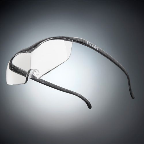 ●ハズキルーペ ラージ クリアレンズ 1.85倍 ブラックグレー(ラメ入)【お取り寄せ】