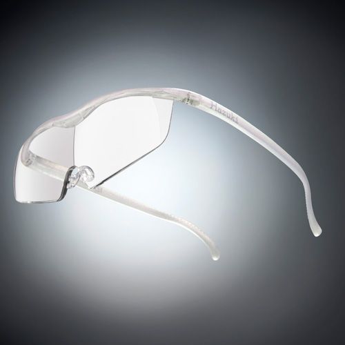 ●ハズキルーペ ラージ クリアレンズ 1.85倍 パール【お取り寄せ】