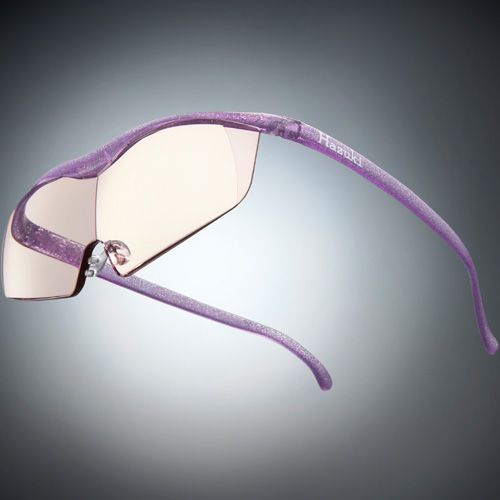 ●ハズキルーペ ラージ カラーレンズ 1.85倍 ニューパープル(ラメ入)【お取り寄せ】