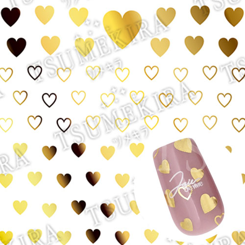 【es】カラーハート GOLD(ゴールド)(ジェル専用)【ゆうパケット】