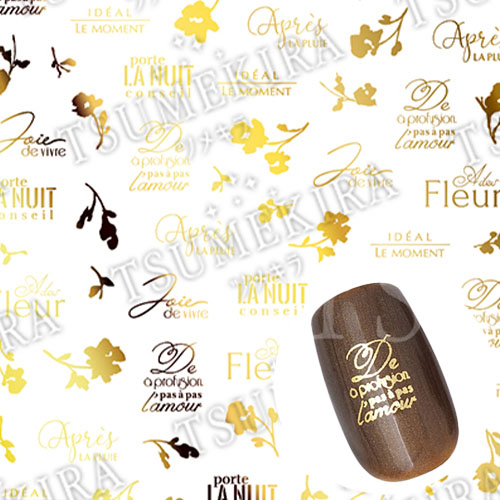 【es】effrontee kyokoプロデュース Logos a la carte ゴールド(ジェル専用)【ゆうパケット】