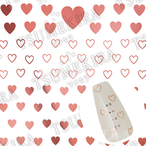 【es】MEGU NAIL プロデュース MEGUハート PINK GOLD(ジェル専用)【ゆうパケット】