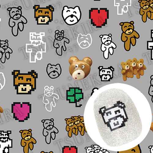 ayameプロデュース qqq くま ドット絵【お取り寄せ】【ゆうパケット】