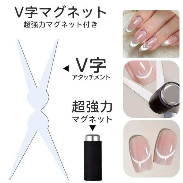 V字マグネット【ゆうパケット】