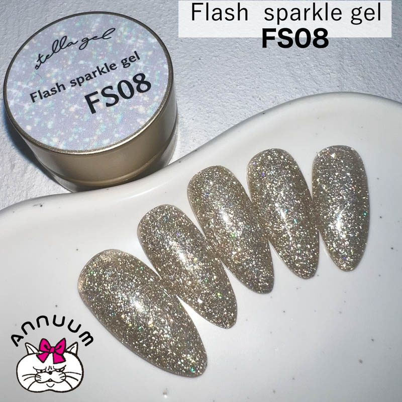 Flash sparkle gel 3g FS08【ゆうパケット】