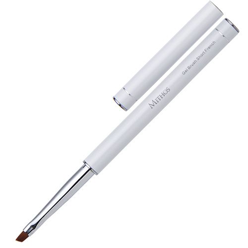 ジェルブラシ ショートフレンチ(キャップ付)【ゆうパケット】