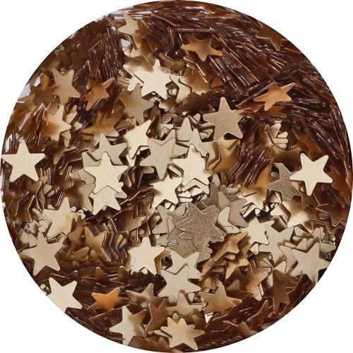 スターホログラム マット ゴールド 3mm【ゆうパケット】