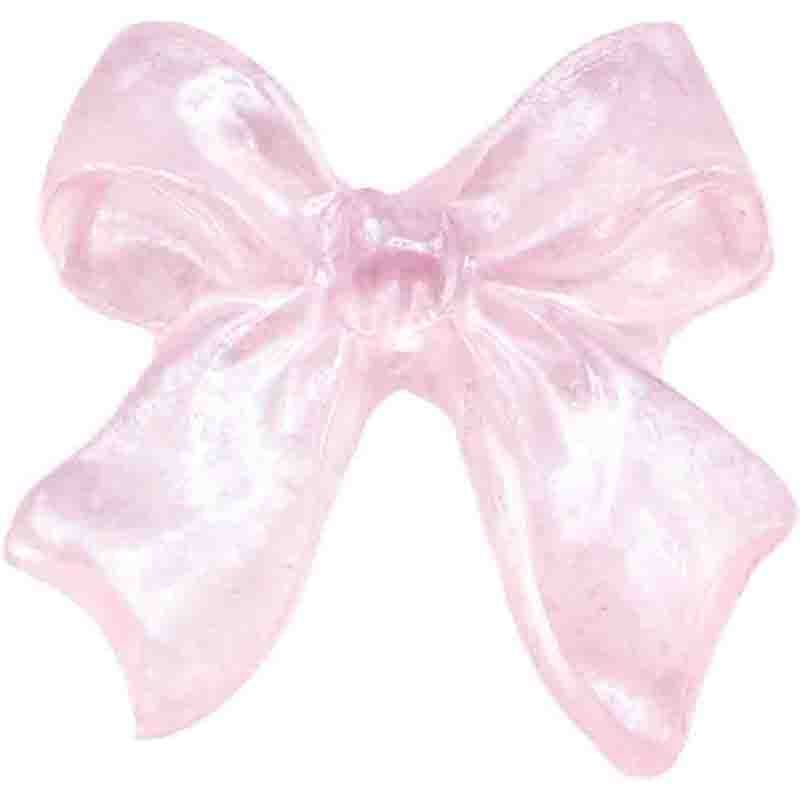 3Dリボン ミディアム パールピンク【ゆうパケット】