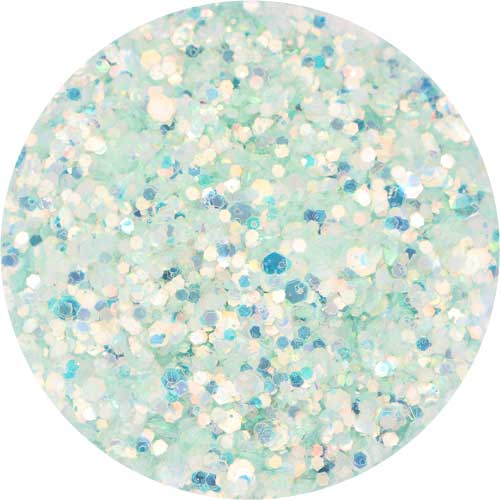 MIXグリッター ライトパステルミント【お取り寄せ】【ゆうパケット】