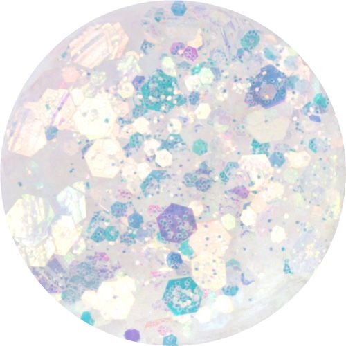 プリズムグリッター六角ホログラム入オーロラグリーン【ゆうパケット】