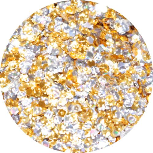 エンボスホログラム  ゴールド×シルバー【お取り寄せ】【ゆうパケット】