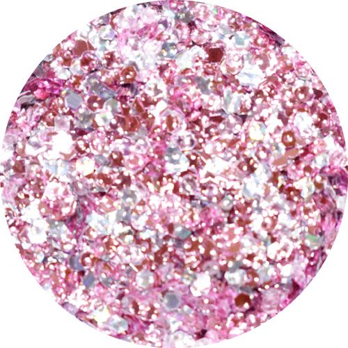 エンボスホログラム ピンク×シルバー【お取り寄せ】【ゆうパケット】