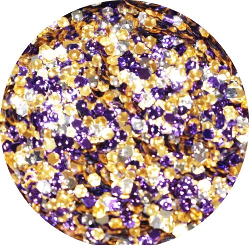 エンボスホログラム パープル×ゴールド【お取り寄せ】【ゆうパケット】