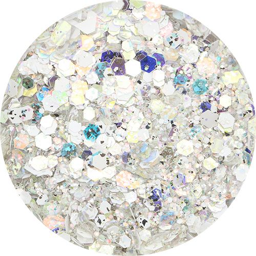 パステルMIXグリッター ホワイト【ゆうパケット】