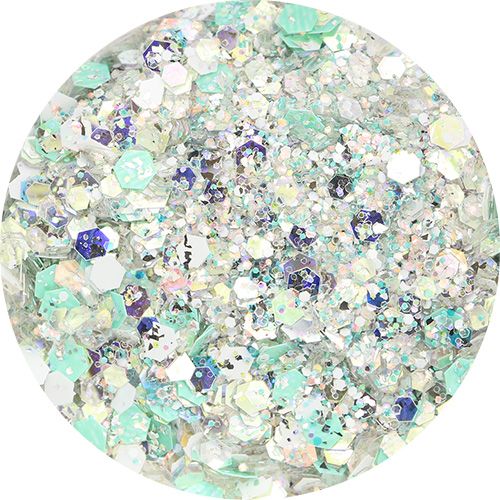 パステルMIXグリッター ブルー【お取り寄せ】【ゆうパケット】