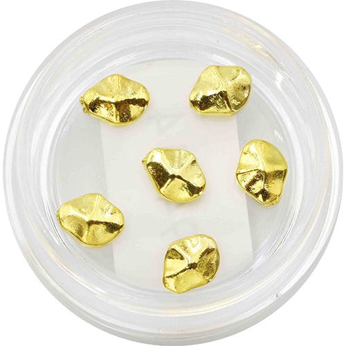 メタルパーツ ピンチ ゴールド 6個【お取り寄せ】【ゆうパケット】