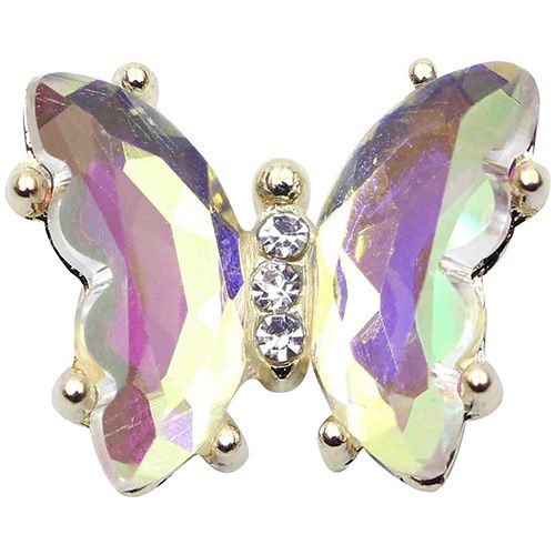 ゴールドフレーム クリスタルバタフライ オーロラ【お取り寄せ】【ゆうパケット】