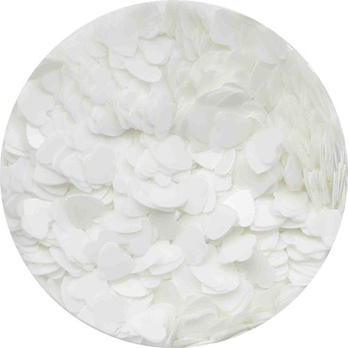 ハートホログラム ホワイト 2.5mm【ゆうパケット】