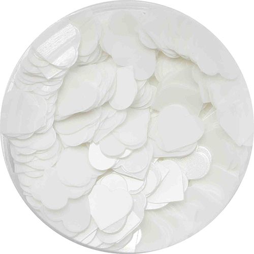 ハートホログラム ホワイト 4mm【ゆうパケット】