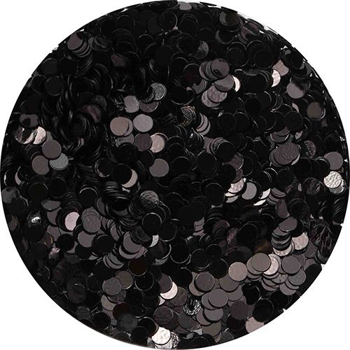 ラウンドホログラム ブラック 1mm【ゆうパケット】