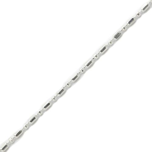 ミックスボールチェーン シルバー 1mm【ゆうパケット】