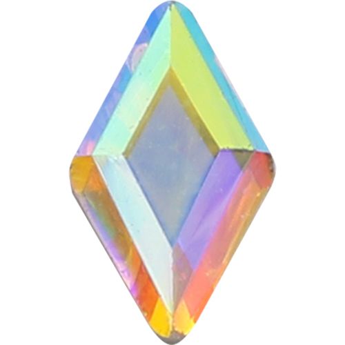 ガラスストーン ランバス オーロラ 5個 3×5(mm)【ゆうパケット】