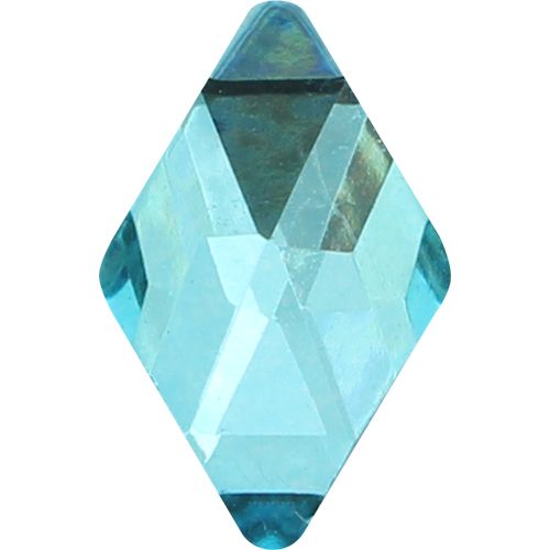 ガラスストーン ランバス ライトエメラルド 5個 5×8(mm)【お取り寄せ】【ゆうパケット】