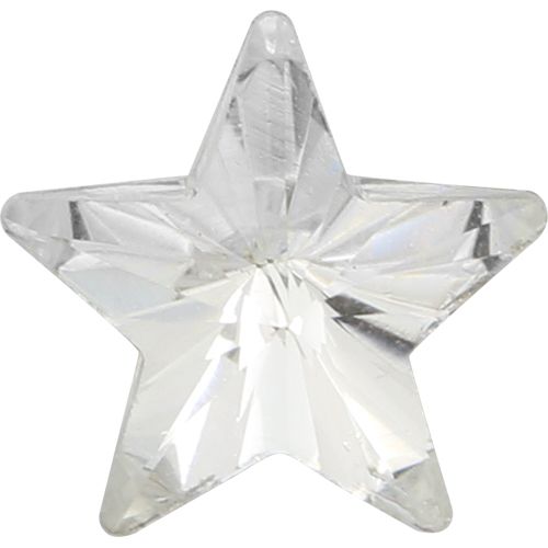 ガラスストーン スター(3DB) クリスタルクリアー 5個 8×8(mm)【お取り寄せ】【ゆうパケット】