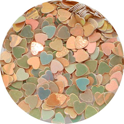 ハートホログラム ドリーミーピンク 2.5mm【ゆうパケット】