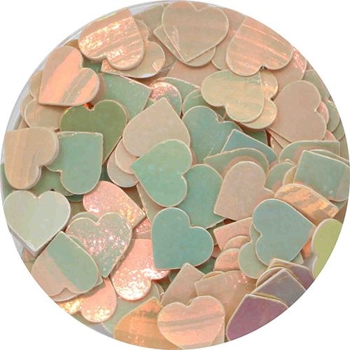 ハートホログラム ドリーミーピンク 4mm【ゆうパケット】