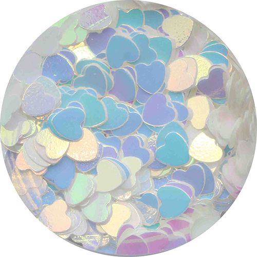 ハートホログラム オーロラ 3mm【ゆうパケット】