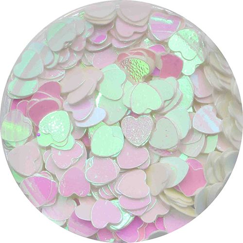 ハートホログラム オーロラピンク 3mm【ゆうパケット】