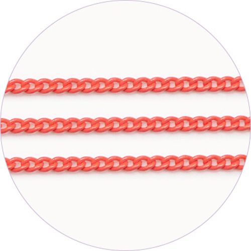 アートチェーン オレンジ 0.9mm【ゆうパケット】