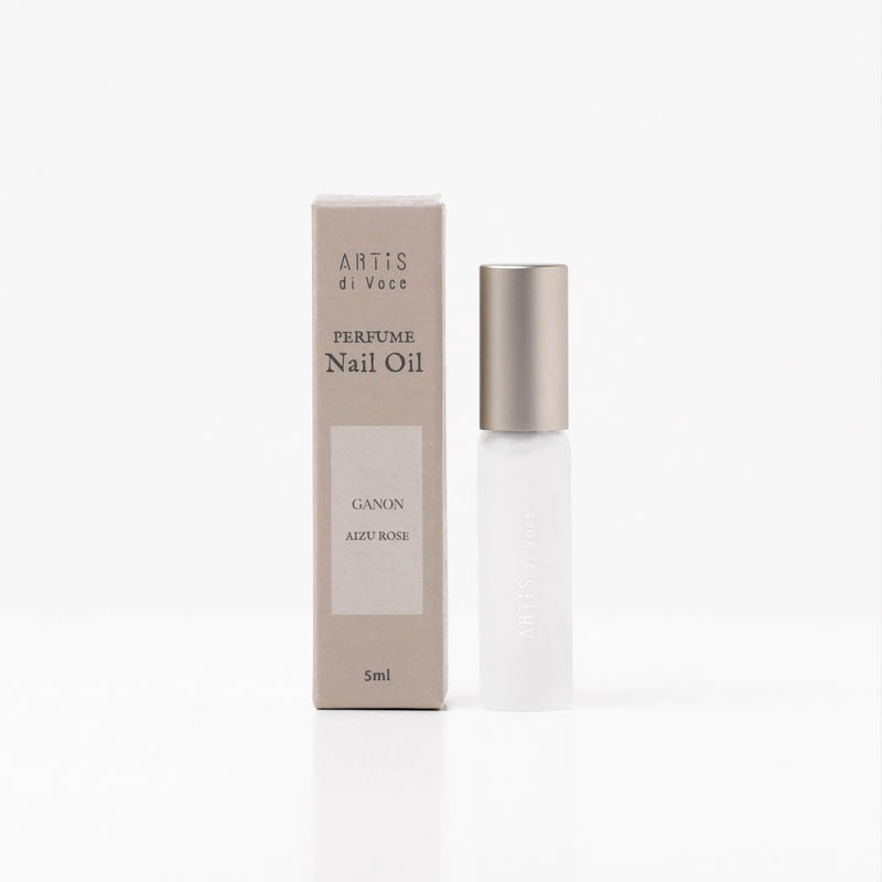 ×GANON ネイルオイル 5ml ロールオン AIZU ROSE【お取り寄せ】