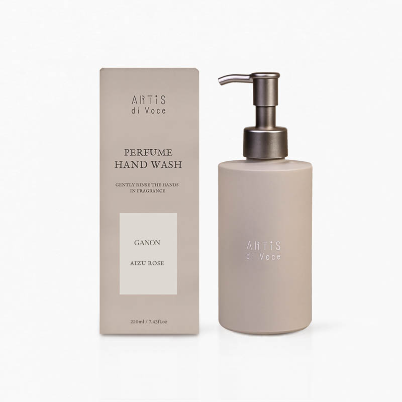 ×GANON ハンドウォッシュ 220ml AIZU ROSE【お取り寄せ】
