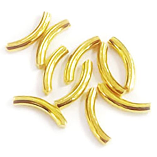 メタルパーツ スティックカーブ ゴールドL【お取り寄せ】【ゆうパケット】