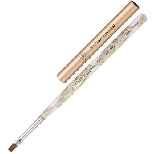 フラットブラシ#4 ベージュツイスト(キャップ付)【お取り寄せ】【ゆうパケット】