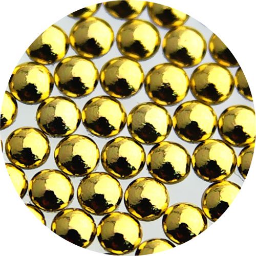 スタッズラウンド小粒 2.5mm ゴールド【ゆうパケット】