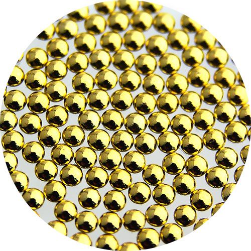 スタッズラウンド小粒 1.0mm ゴールド【ゆうパケット】