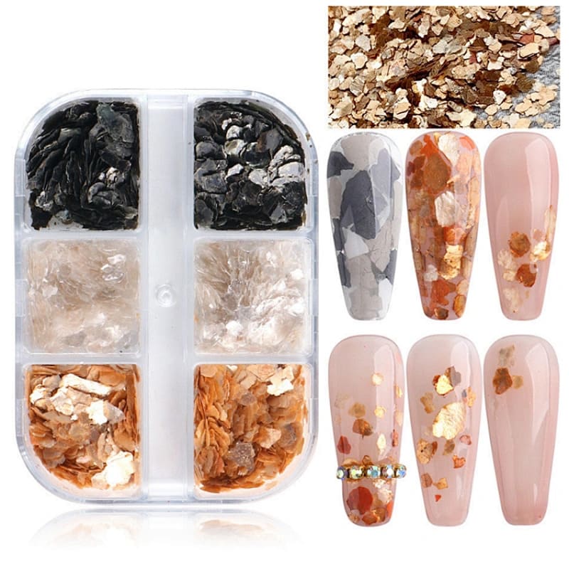 マイカフレーク(人工)　3色入り【ゆうパケット】