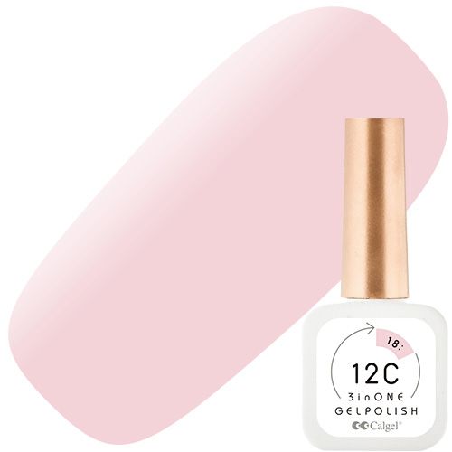 カルジェル 12C ノンワイプ スリーインワン ジェルポリッシュ8ml 18チーク クレバー サーペント
